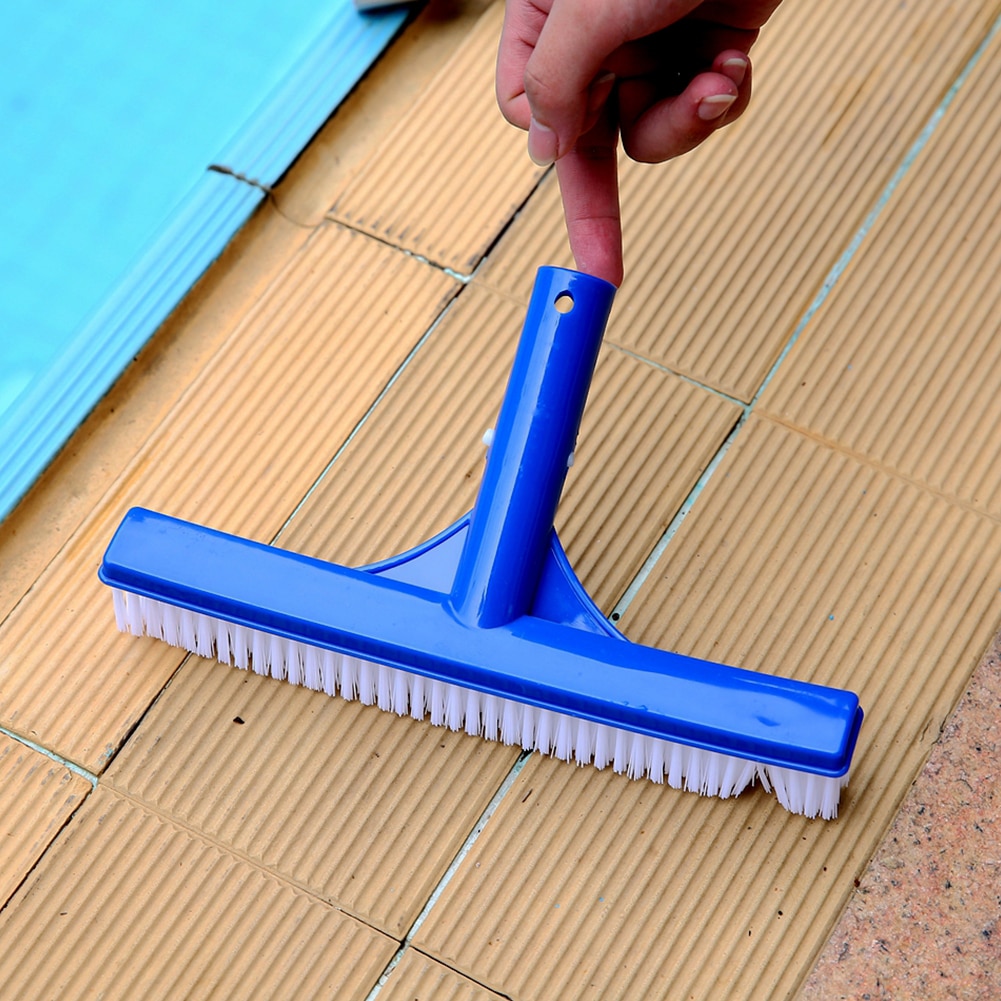 10 tommer swimmingpool børste plast vægrens børste til pool badekar spa alger væg renere udendørs rengøring børste værktøj