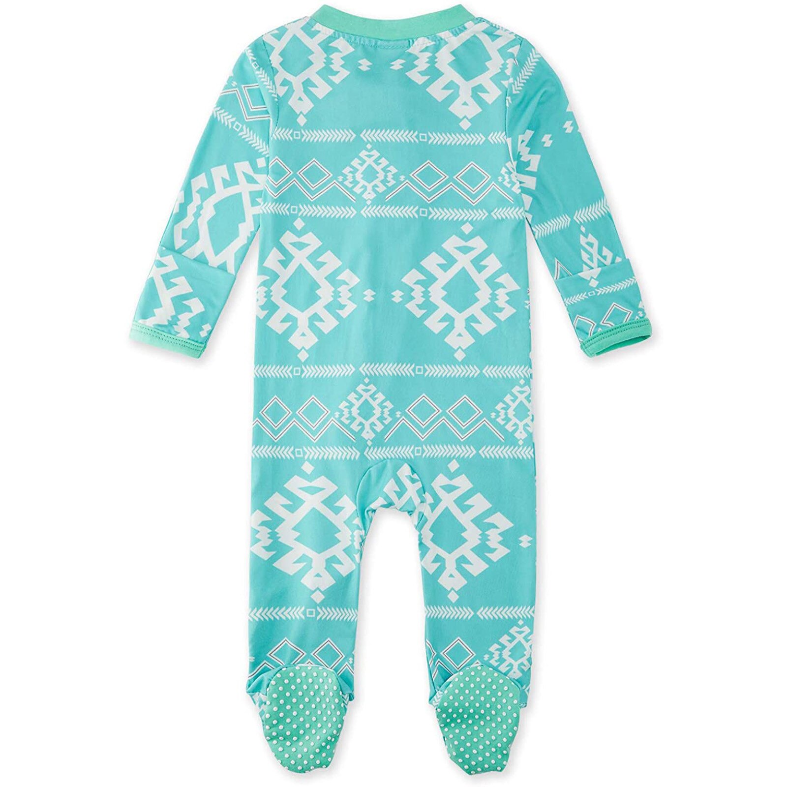 Kleinkind Baby Junge Mädchen Raute Drucken Schlafanzug Baby Mädchen Langarm Schläfer Reißverschluss Trittspielanzug Gesamt Baby Kleidung