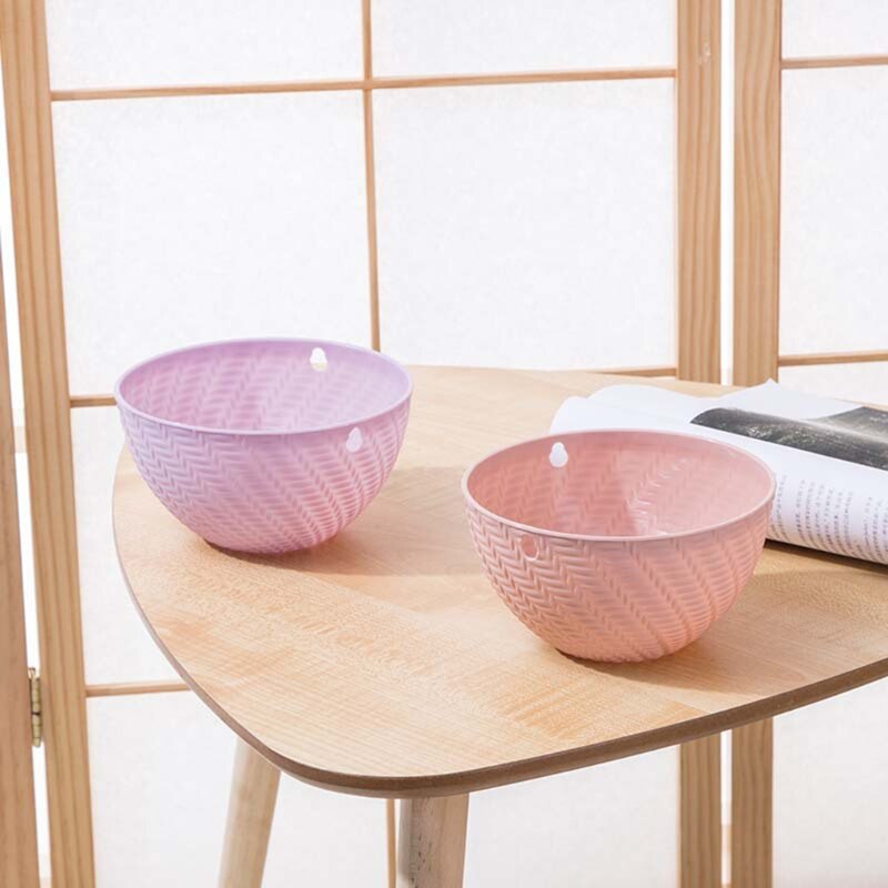 Ronde plastic hangmand bloempot tuinplantenketting plantenbakken decoratie