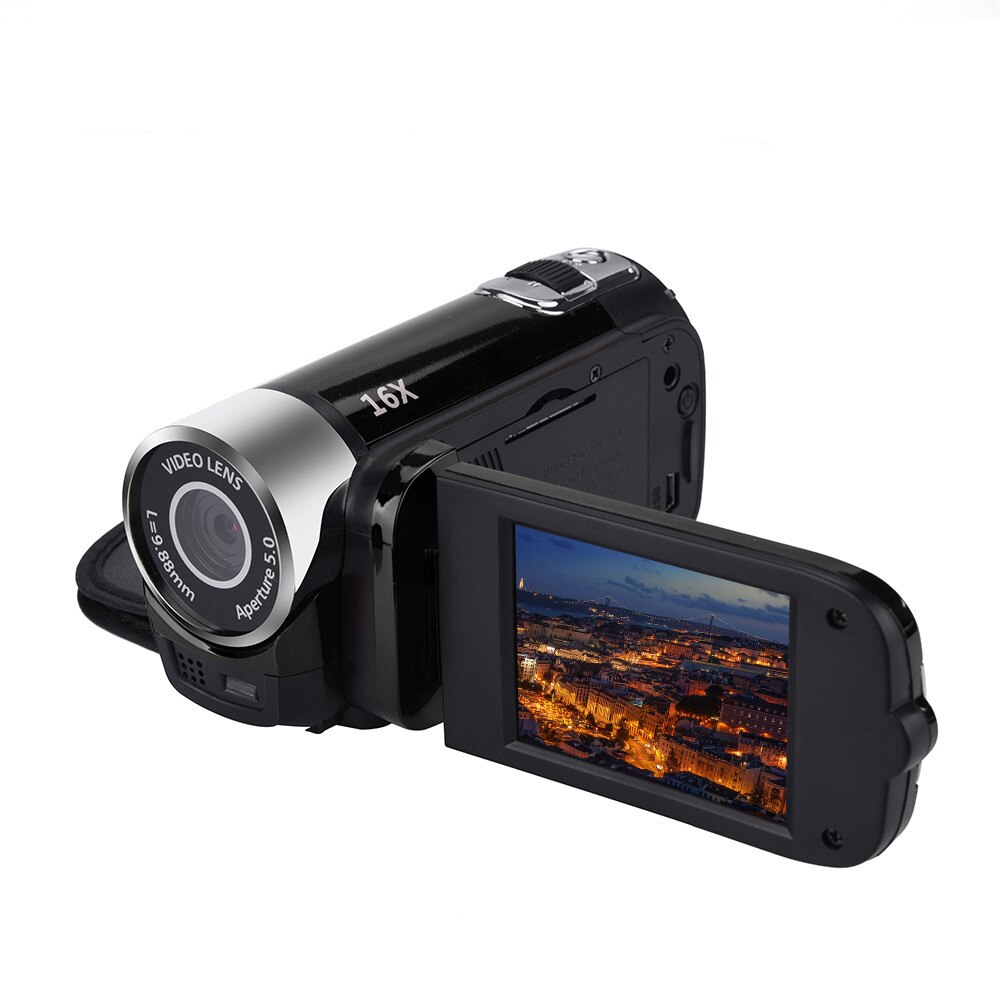 Mini Tragbare 2,7 "Digital Video Kamera Camcorder TFT LCD Bildschirm HD 720 P 16X Zoomen DV Kamera COMS Video aufnahme Unterstützung TF c617