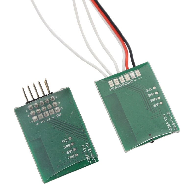 4 Channel Wireless Signal Module Transmitter Receiver Module for Axial SCX10 TRX4 D90 1/10 RC Rock Crawler Model Car