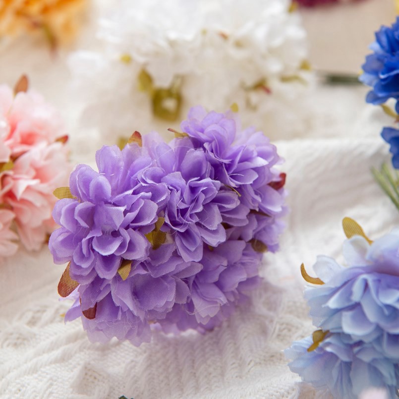 18 stücke Künstliche Blume Seide Nelke Weihnachten Hausgarten Hochzeit brautstrauß Diy box Heiße verkäufe Festival Dekorationen