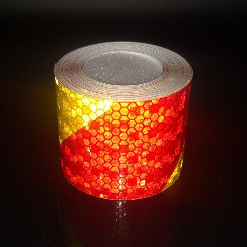 Auto Reflecterende Materiaal Tape Sticker Auto Motoren Veiligheidswaarschuwing Tape Reflecterende Folie Auto Stickers
