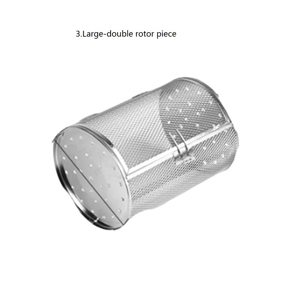 Utensilio de vajilla para horno para asar, de acero inoxidable, para el hogar, asador de parrilla, cesta para hornear, Tuercas giratorias, granos de maní, parrilla para barbacoa: 3