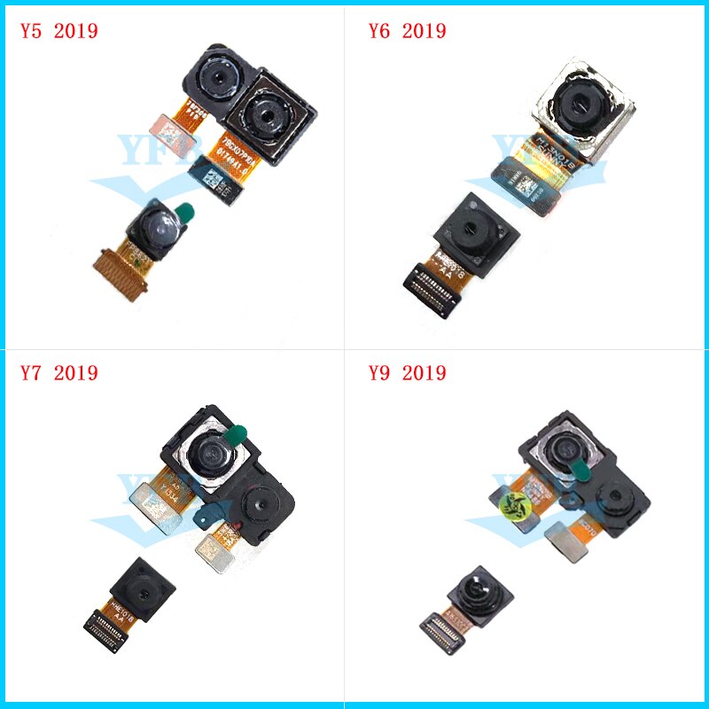 For Huawei Y5 Y6 Y7 Y9 Rear Back Camera Front Camera Module Big Small Camera Flex Cable parts