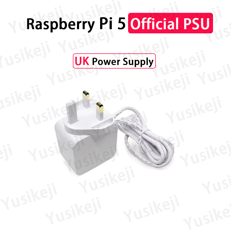 Officiële Raspberry Pi 5-voeding 27 W USB-C USB Type-C-adapter 5,1 V 5 A met PD-standaardondersteuning PSU PI 5: Bundel 3