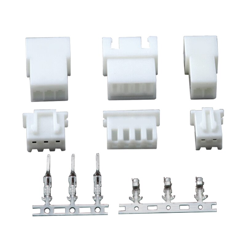 20 sett  xh2.54 2.54mm- tråds kabelkontakt med 23456-8p ledninger, x-plugg, hann og hunn, jst-antennedokking for batteriladekabel, gjør-det-selv