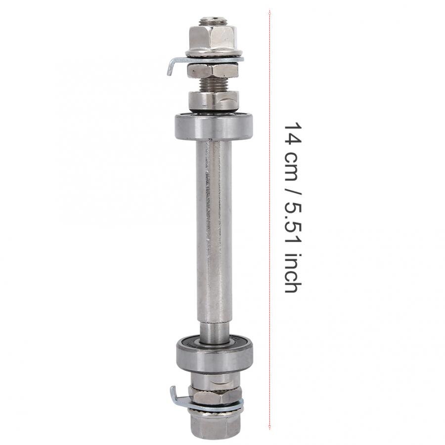 Ultralight 14CM 18CM Bicycle Wheel Hub Axle Front Rear 6000 Bearing Solid Shaft Bicycle Front/rear Axle Lever Bike Repair Tool