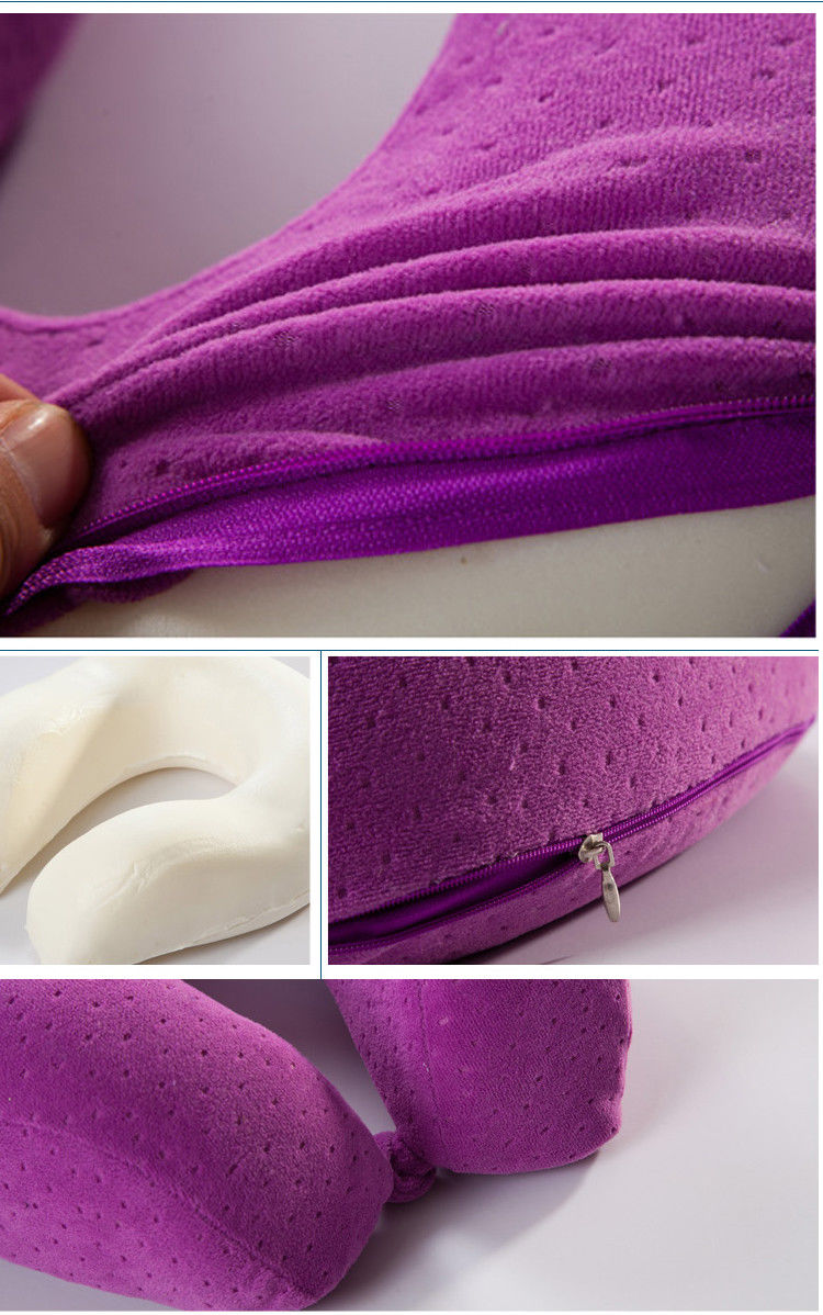 Us memory foam u-formet reisepute nakke bil hodestøtte luftpute for reisekontor lur hodestøtte luftpute nakkepute