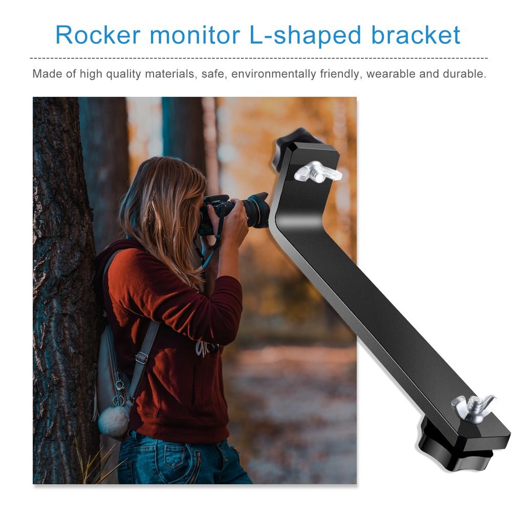För lcd-kamera universalarm magisk arm 360 graders roterande fäste universal metalladapter rocker monitor l-formad fäste