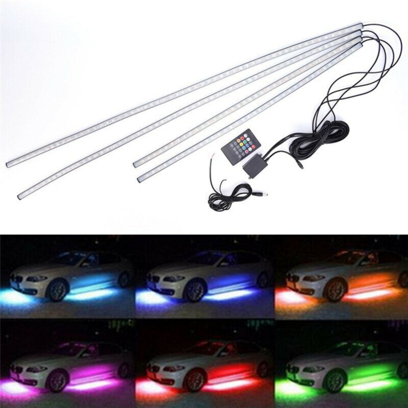 Neon Light Kit LED Strip Decoration Waterproof Flexible 12V Parts Tube