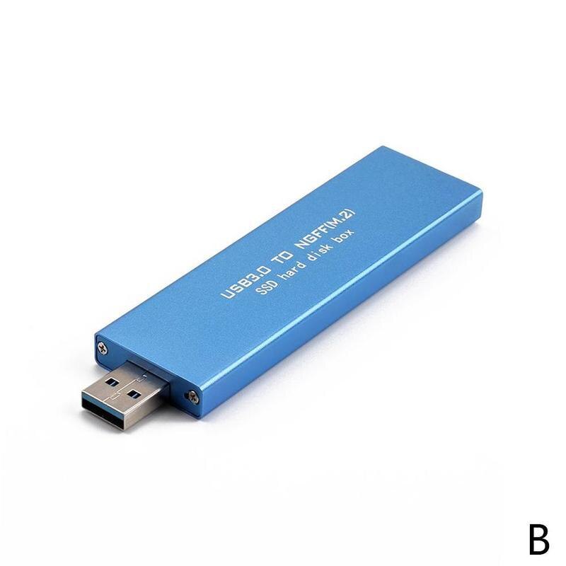 Usb 3.0 to m . 2 ( ngff) ssd ekstern lagerboks understøtter disk til flytbar transmission 5 gbps box up hard rate  n7 n 5: B