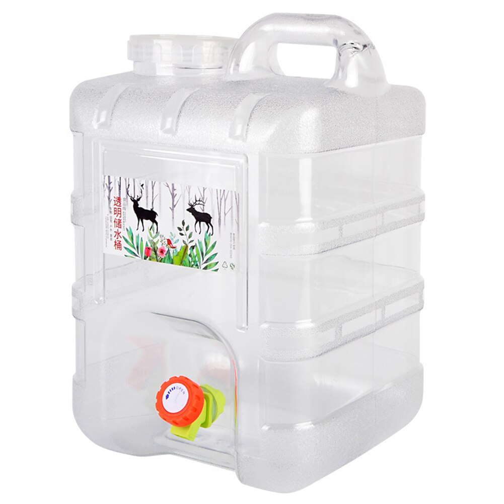 5.5L/10/15L Capaciteit Outdoor Water Emmer Draagbare Cube Water Tank Container Met Kraan Voor Outdoor Camping Picknick wandelen: 10L A