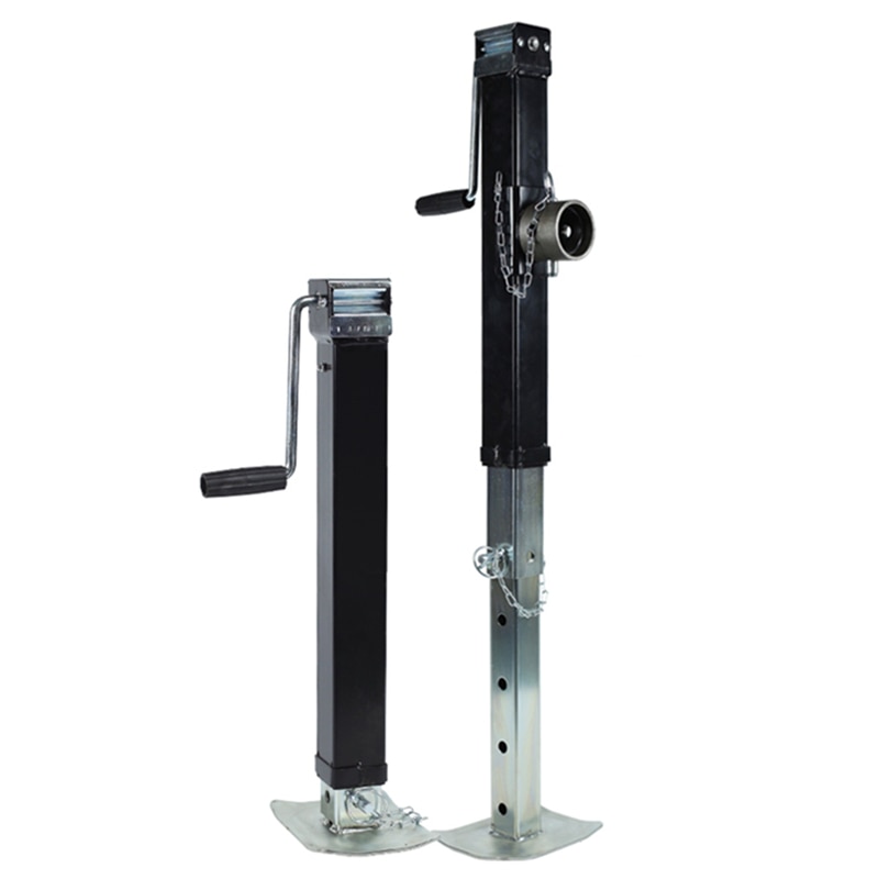 Alwaysme Marine Boot Vierkante Weld Op Pijp Swivel Trailer Jack Belasting 8000lbs 3632KGS,640-1360Mm