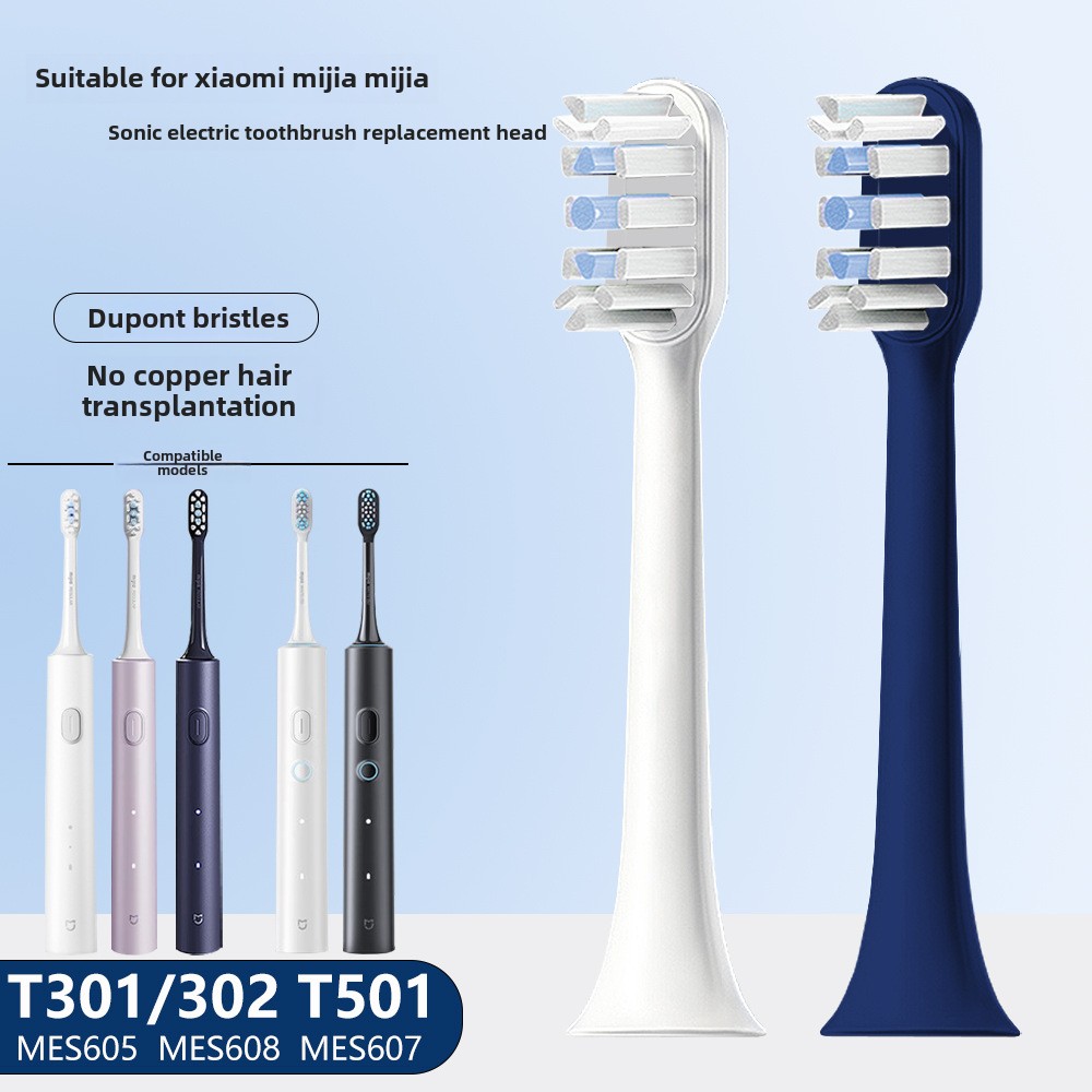 8 toothbrush heads for MIJIA Mijia electric toothbrush T301 MES605 T302 MES608 T501 MES607 T501C Pro replacement toothbrush head