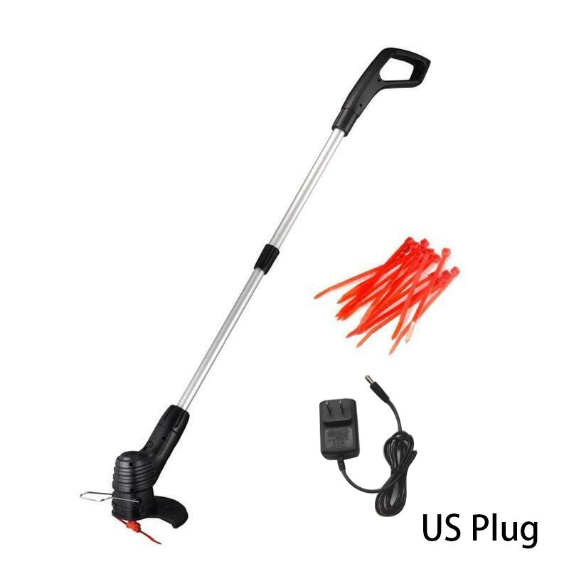 Mowers Portable Electric Grass Trimmer Lawn Mower Agricultural Cordless Weeder Garden Pruning Tool Brush Cutter: US plug