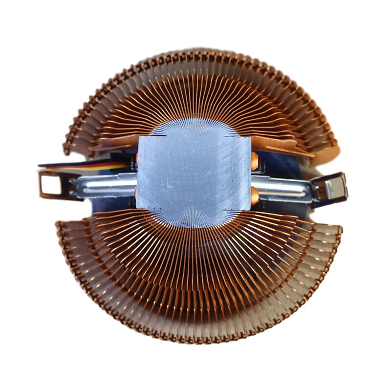 Push-down copper-plated CPU cooler intel775 1150 1151 1155 1156 AMD AMD3 AM4 Multi-platform 90MM CPU cooling fan ultra-quiet