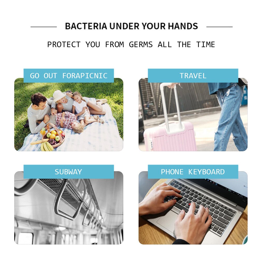 50ml Refillable Bottles Hand Sanitizer Containers Travel Bottles Alcohol Containers (Transparent Bottles Random Hook)