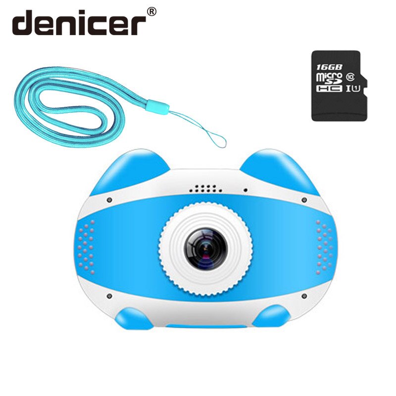 2 zoll bildschirm spielzeug kamera pädagogisches mini digital foto kamera 8MP fotografie geburtstag kühlen kinder kamera für kinder K01: BLUE-16G