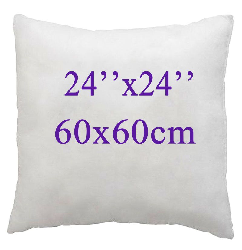 Cojín de relleno interior para el hogar, almohada para el sofá con relleno de algodón, almohada suave para el sofá, con núcleo de insertos de cojín 16/18/20/22/24 pulg.: 60X60cm