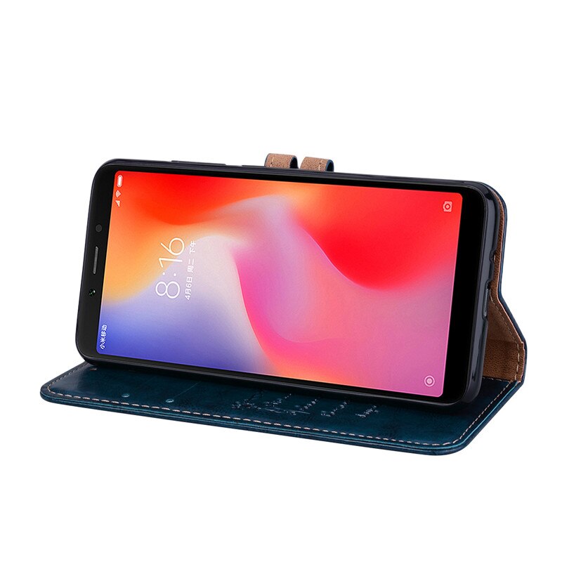 Für Xiaomi Redmi 6 6A fallen Leder Brieftasche fallen für redmi 6a Karte Halfter kippen fallen Für Xiaomi Redmi6 Redmi 6a Telefon Fällen Coque