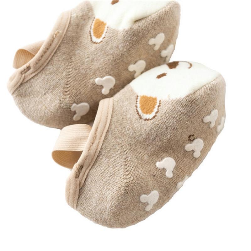 , calcetines para bebé, calcetines para caminar, zapatos de algodón antideslizantes para niños pequeños, calcetines de poliéster en 6 colores, zapatillas con agarre de 0 a 3 años
