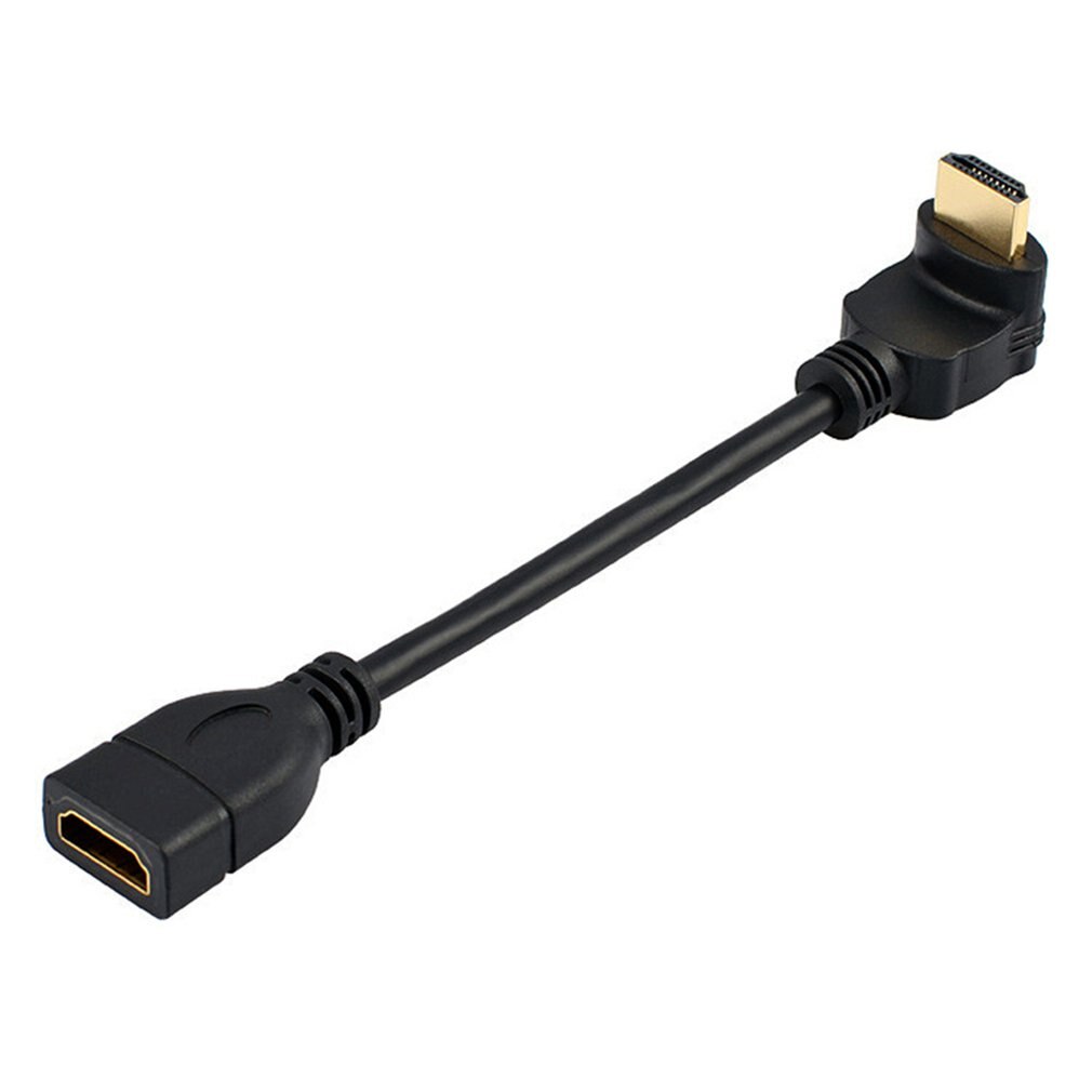Rechts-winkel Mini HDMI Stecker auf HDMI Buchse Adapter 90 Grad vergoldet Konverter Kabel hoch-Geschwindigkeit HDMI Stecker
