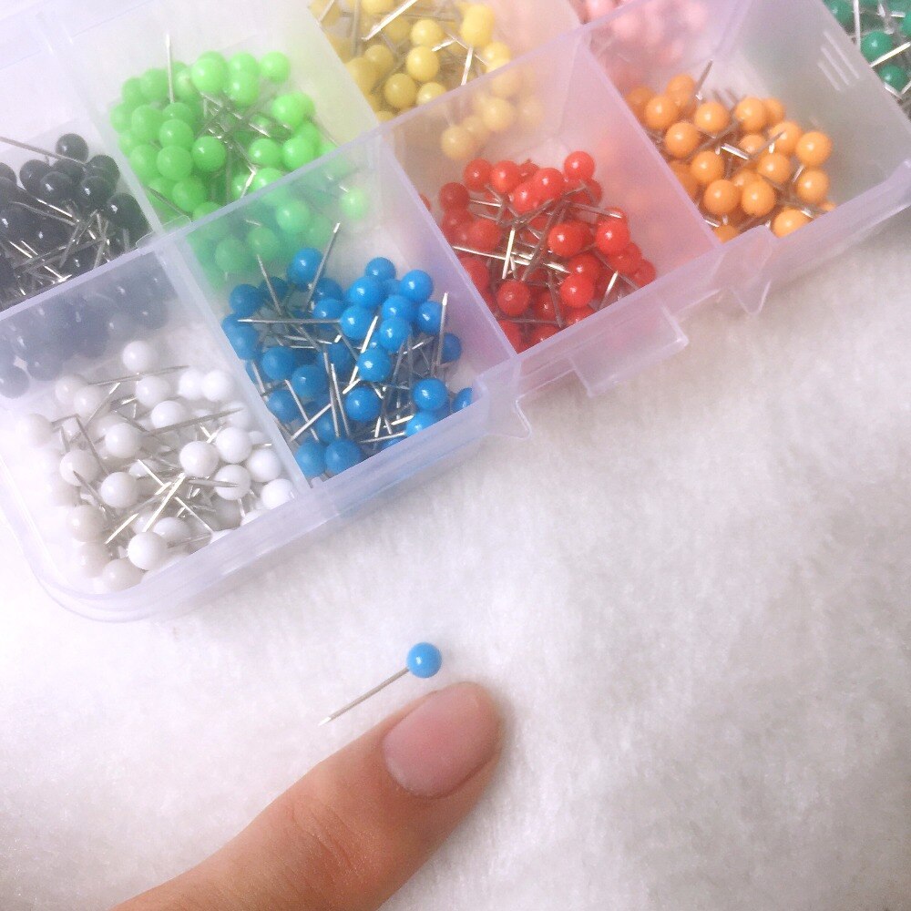 Map Tacks Push Pins Plastic Head with Steel Point, 4mm, 500 Pieces standard pin
