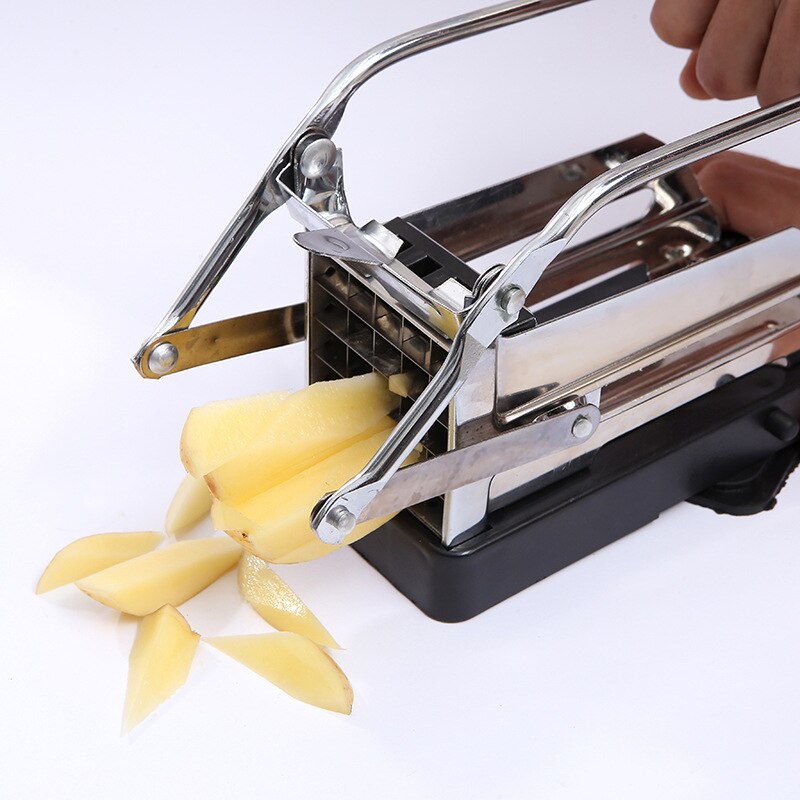 Antislip Aardappel Snijmachine Snijden Frieten Beste Waarde Rvs Thuisgebruik Aardappel Slicer Komkommer Keuken Gadgets