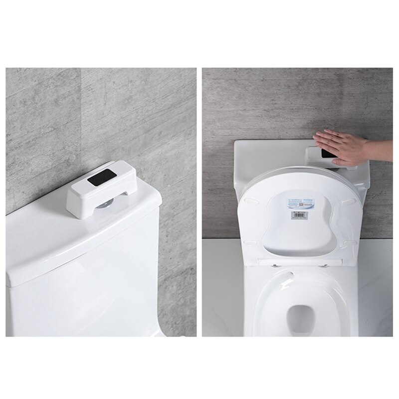 Automatic Toilet Flush Button Touchless Toilet Flusher External Infrared Flush Kit Smart Automation Kit Smart Toilet
