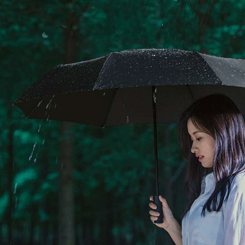 Original Xiaomi Automatic Folding Umbrella UV Umbrella Parasol Aluminum Windproof Waterproof Umbrellas Man Woman