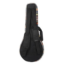 Mandolinpose etnisk bomuld fortykket bærbar skulder dual-use mandolin taske musikinstrument tilbehør mandolin taske
