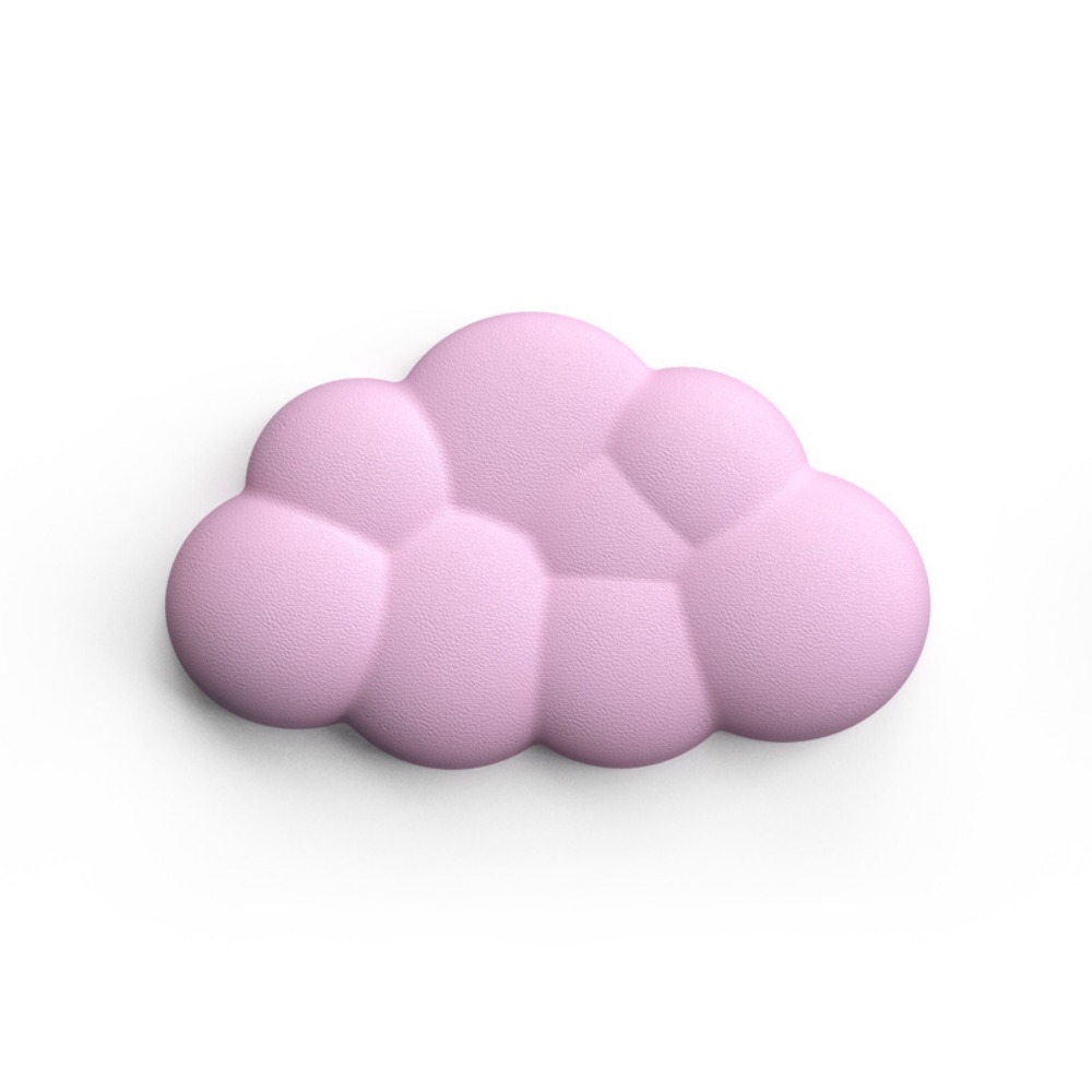 Ergonomische Cloud-Maus- und Tastatur-Handballenauflage – rutschfester Memory-Schaum für Gaming/Büro, weiches PU und leicht zu reinigen: APRICOT