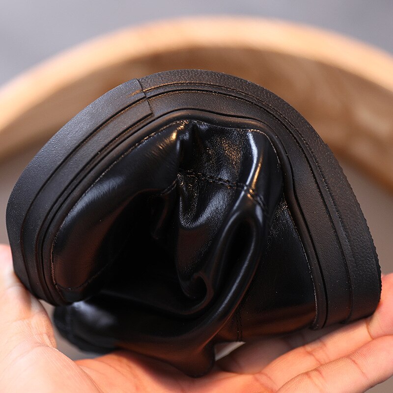 Autunno e in Inverno Le Ragazze casuale Stivali Principessa Scarpe di Cuoio Studente in Pelle Stivali per Bambini per Bambini Scarpe