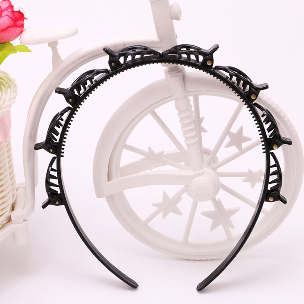 Style coréen multicouche creux armure bandeau frange clip bandeau personnage de bande dessinée ABS matériel pour les filles