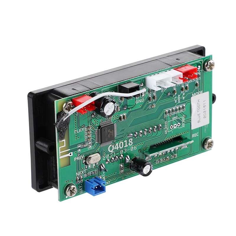 MP3 Decoder Audio Board USB DAC Bluetooth-Compatible Receiver Home Theater Decoding Recording Radio FM for Amplifiers