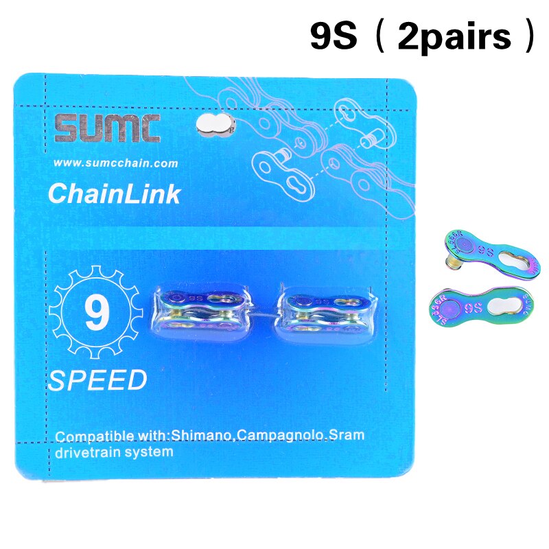 SUMC Bicycle Chain Missing Link Magic buckle 11 12 speed silver gold Chain Link 6/7/8s 9s 10s 11s 12S bicycle quick magic button: Light Grey