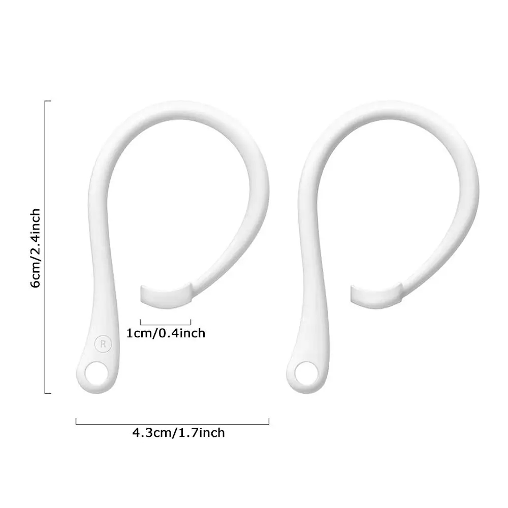 R auricular Bluetooth con gancho de silicona para Airpods 1/2 Pro, Clip de bucle para auriculares, gancho para la oreja, accesorios de repuesto para auriculares