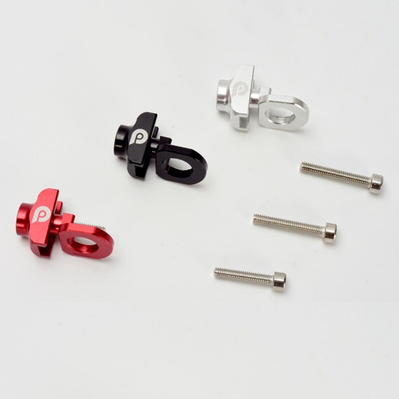 Bicycle Chain Adjuster For Single Chain Fixed Bicycle Kit - Tensioner Fastening Bolt Bicycle Chain Tensioner -Silver