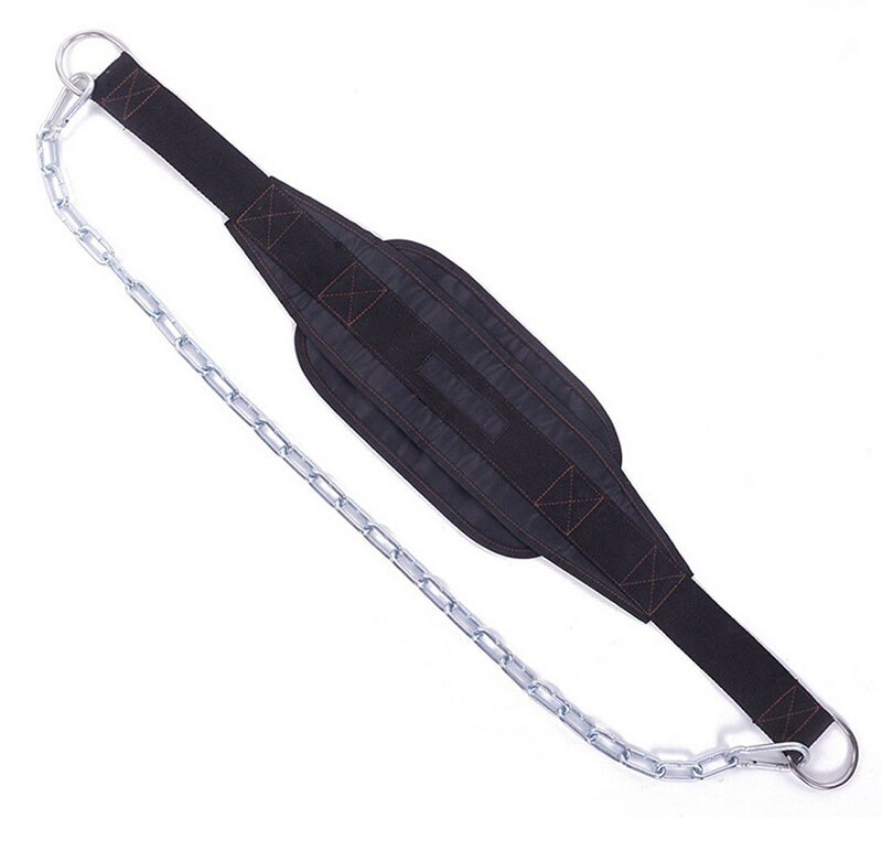 Metal Chain Weight Lifting Dip Belt Pull-up Gym Equipment Bodybuilding Musculation Exercise Crossfit Fitness Training