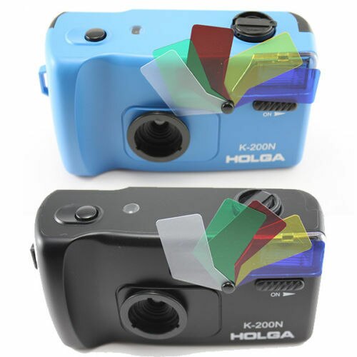 Holga K200N K200 N 35mm 135mm objectif Fisheye couleur Flash lomographie Film caméra