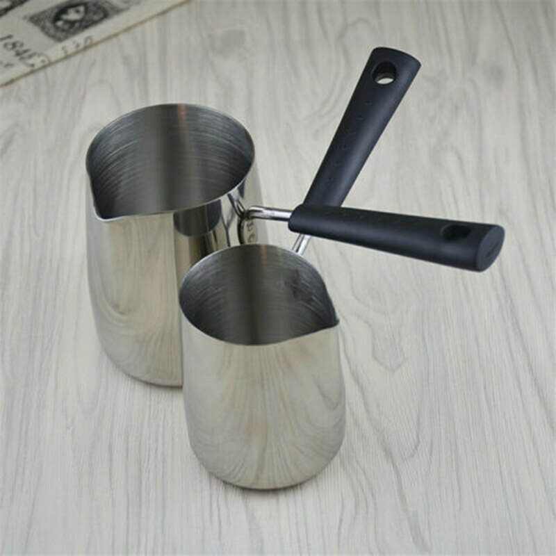 Bakeliet Handvat Wax Smeltkroes Diy Kaars Zeep Smelt Pot Geurende Wax Smelt Metalen Koffie Toroid Pitcher Latte Melk Opschuimen jug