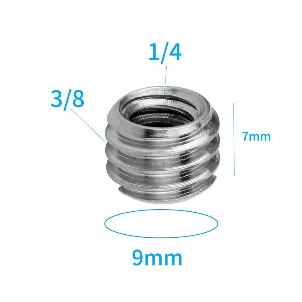 Photo Studio Accessory Multi-standard Adapter Screws 1/4 3/8 B/E Internal and External 1/4-1/4 1/4-3/8 Screw Nut: Screw nut B