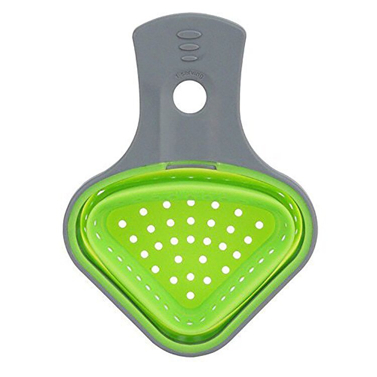 Silicone Noodle Strainer BPA Free TOOL for Cooking Noodles Pasta Farfalle Fusilli Foldable Filter Screen Colander