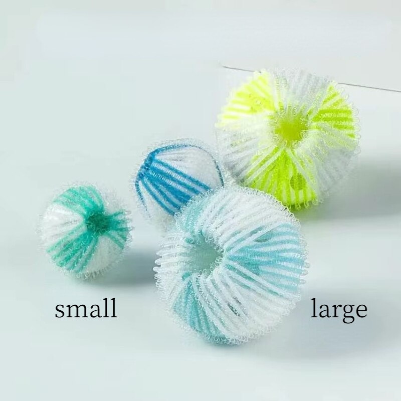 1 Pc Laundry Washing Machine Sticky Hair Anti-entanglement Cleaning Clothes Ball 4cm Mini Nylon Laundry Balls for Home Products