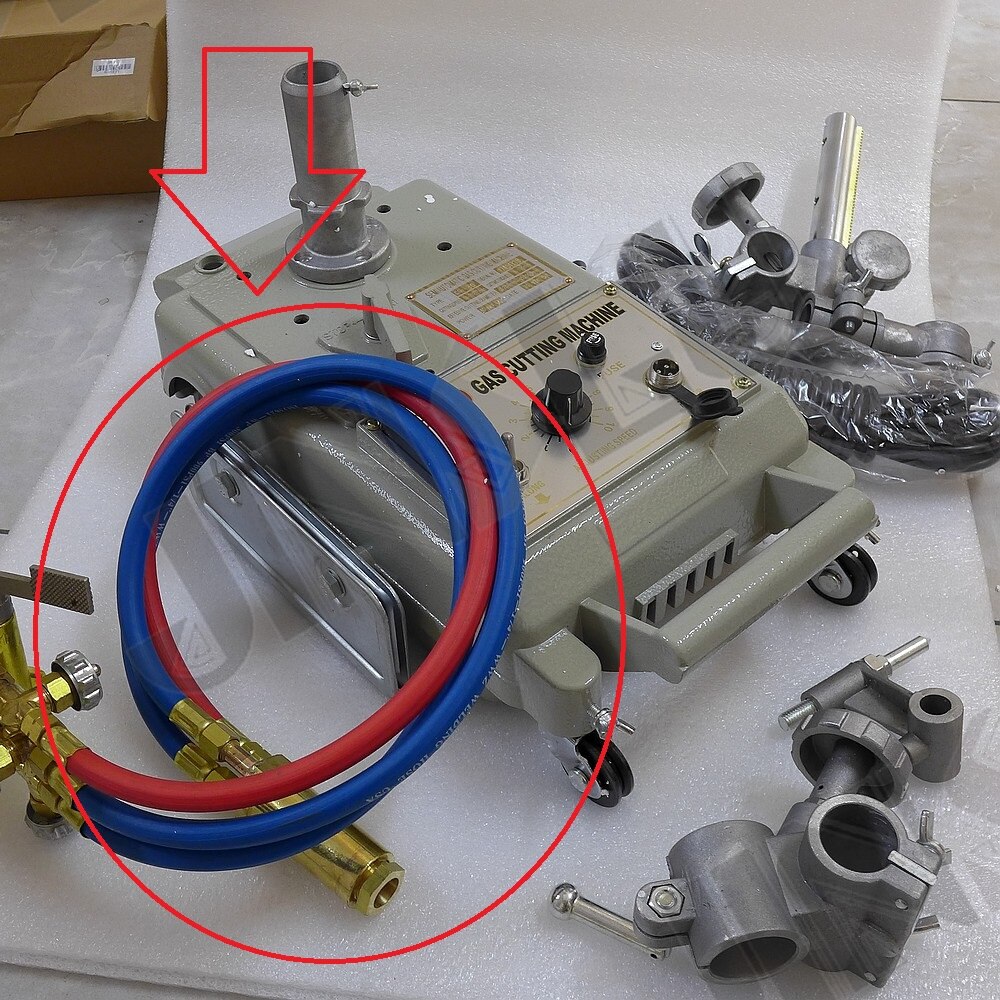 Hose Kit for Cutting Nozzles Torch Track Burner CG1 Gas Flame Cutting machine Cutter