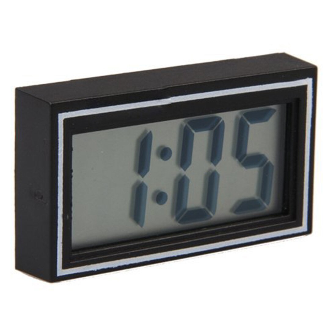 Navaris digital LED wall and desk clock - Silent clock - 12 or 24 hours - Car dimmer - 24 cm diameter - With stand and USB cable - Ocean design