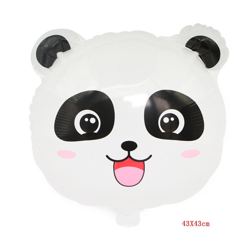 Panda Karikatur Ebene Folie Ballon freundlicher Geburtstag Party Dekoration Baby Dusche freundlicher spielzeug Letax ballons globos Helium Ball