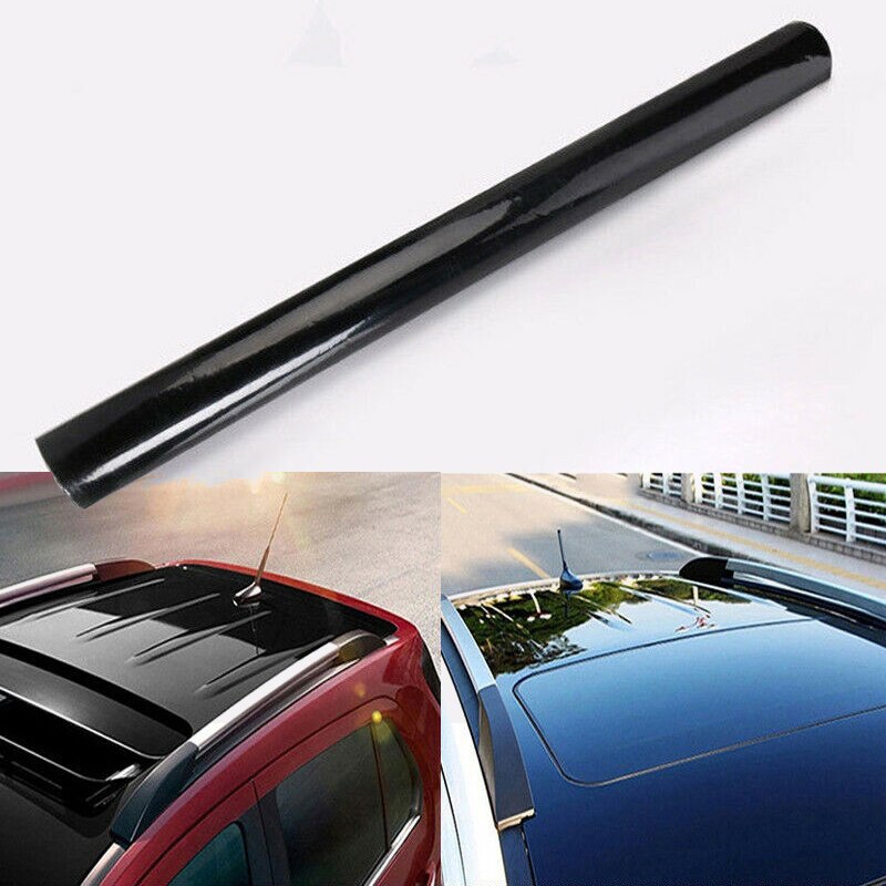 Glossy Black Auto Sunroof Wrap Roof Film Vinyl DIY Stickers Waterproof Sunscreen