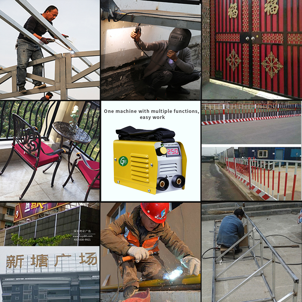 Electric Welding Machine Portable Household Mini Electric Welding Machine IGBT Digital Soldering Equipment with Display ZX7-250